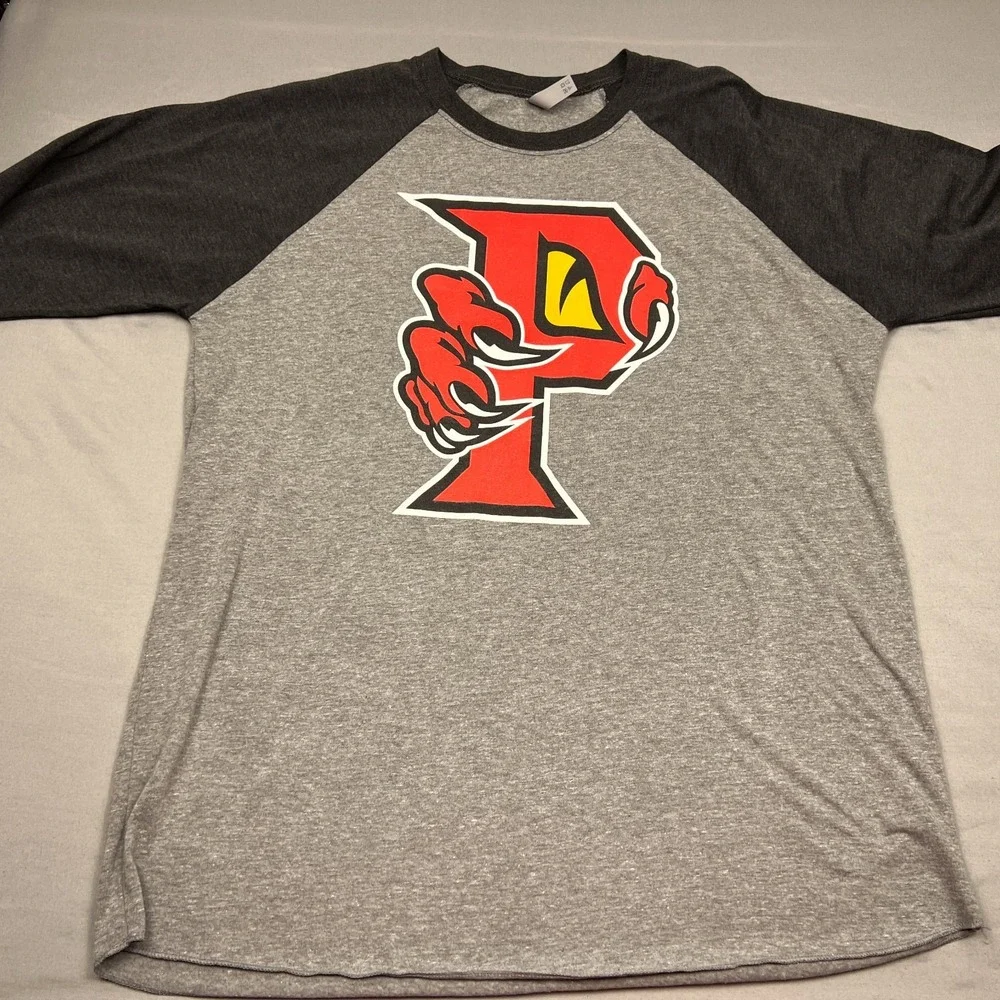 Next Level AFL Orlando Predators Big Logo T Shirt Adult Large 3/4 Sleeve Tee